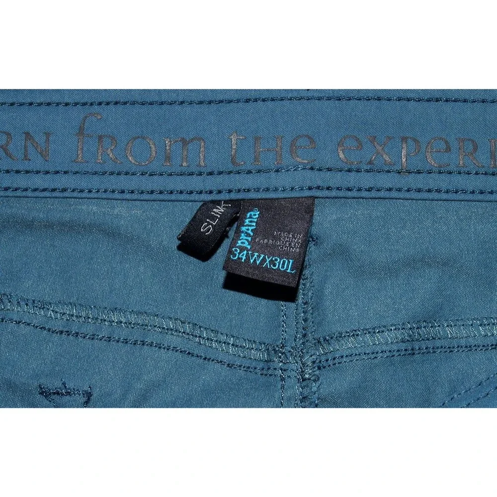 PrAna Brion Slim Fit Men's Stretch Hiking Outdoor M4BN30312 Size Pants 34WX30L.